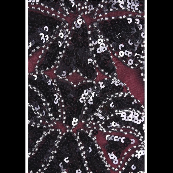 Vintage Sequin Mermaid Prom Gown Dress 1920 Gatsby - Picture 4 of 8